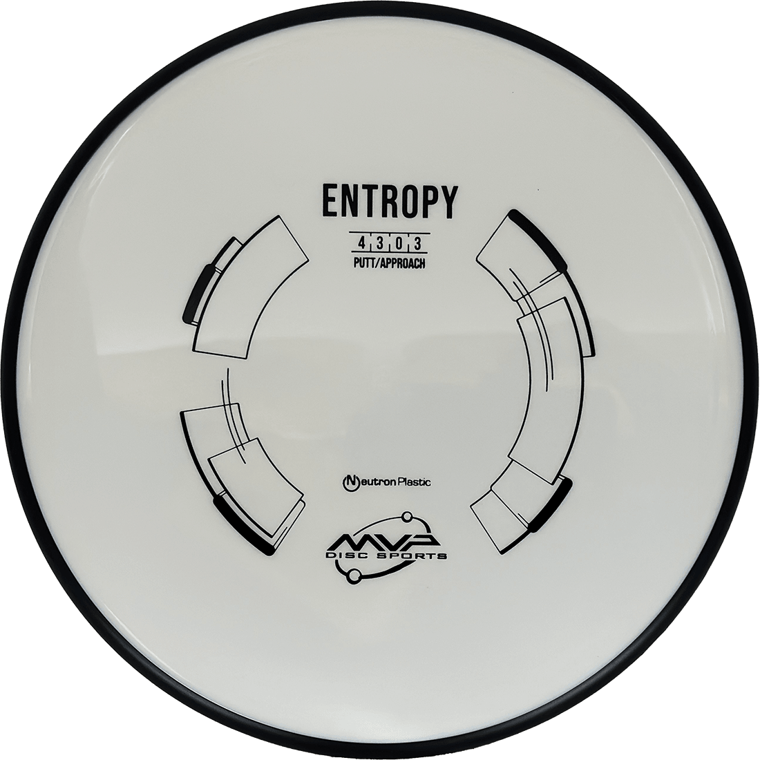 MVP Entropy MVP Entropy - Neutron / 173g - White (Black) - Skyline Disc Golf