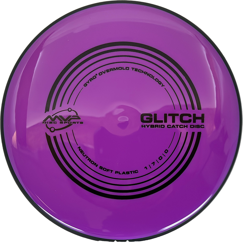 MVP Glitch MVP Glitch - Neutron Soft / 145g - Royal Purple (Black) - Skyline Disc Golf