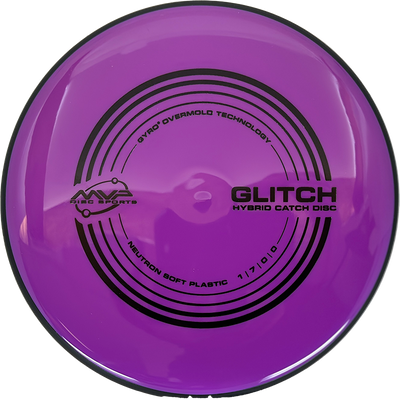 MVP Glitch MVP Glitch - Neutron Soft / 145g - Royal Purple (Black) - Skyline Disc Golf