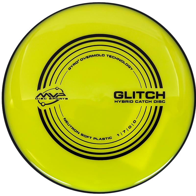 MVP Glitch MVP Glitch - Neutron Soft / 145g - Yellow (Black) - Skyline Disc Golf