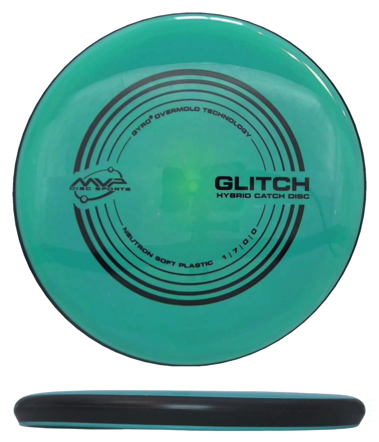 MVP Glitch - Neutron Soft / 152g - Mint Green Swirl (Black) - Skyline Disc Golf