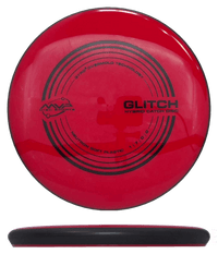 152g - Red (Black) Neutron Soft MVP Glitch - Skyline Disc Golf