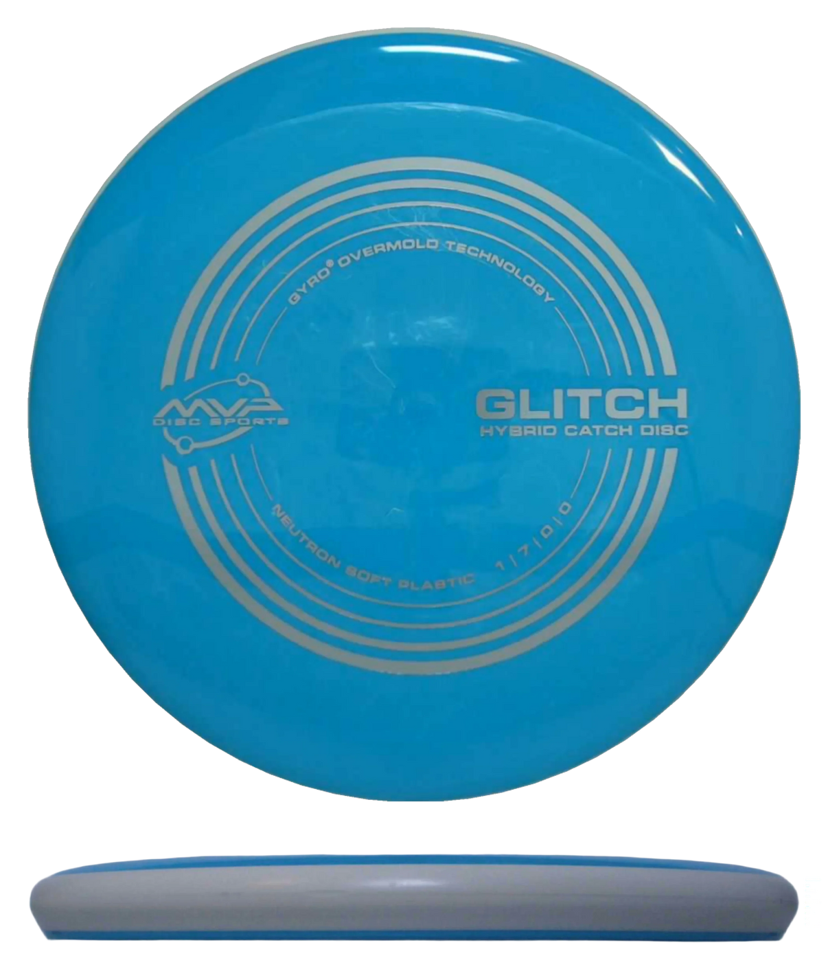 MVP Glitch - Neutron / 152g - Sky Blue w/ White Rim (Silver) - Skyline Disc Golf