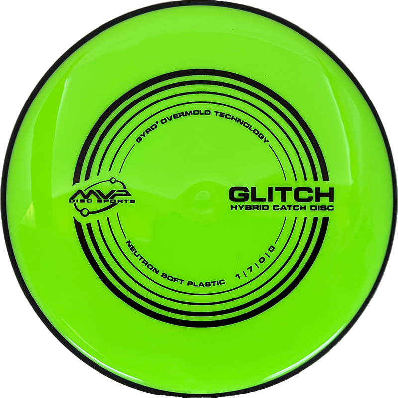 MVP Glitch MVP Glitch - Neutron Soft / 145g - Chartreuse (Black) - Skyline Disc Golf