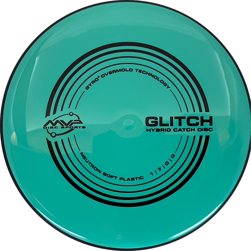 MVP Glitch MVP Glitch - Neutron Soft / 145g - Mint (Black) - Skyline Disc Golf