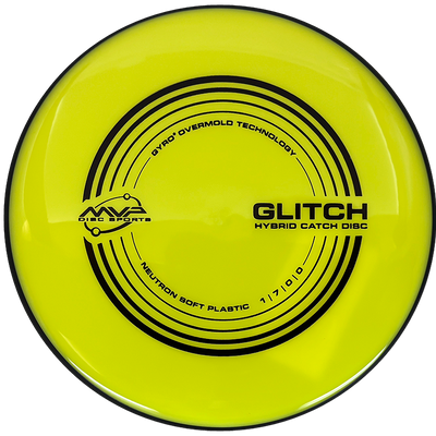 MVP Glitch MVP Glitch - Neutron Soft / 145g - Yellow (Black) - Skyline Disc Golf