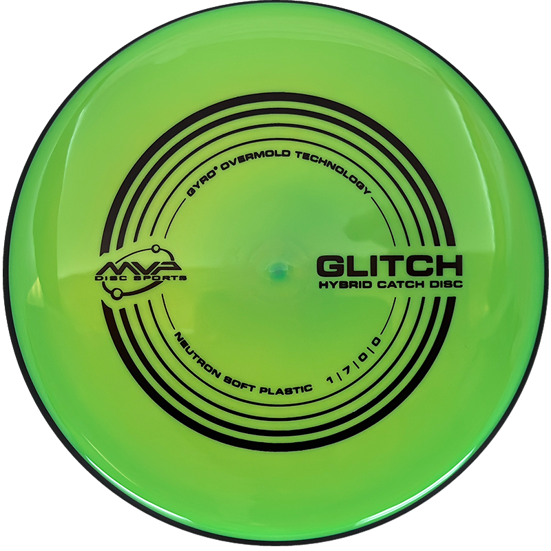 MVP Glitch MVP Glitch - Neutron Soft / 150g - Lime (Black) - Skyline Disc Golf