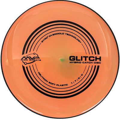 MVP Glitch MVP Glitch - Neutron Soft / 151g - Cantaloupe (Black) - Skyline Disc Golf