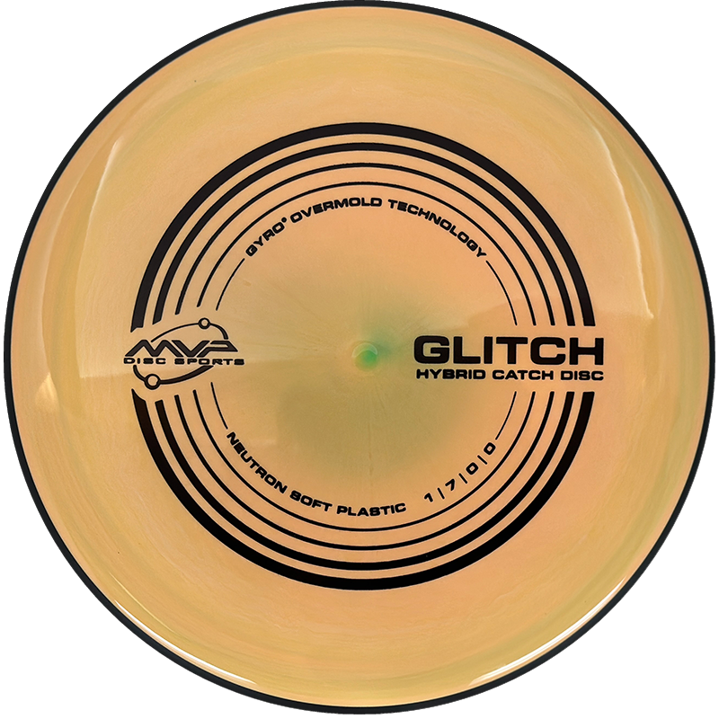 MVP Glitch MVP Glitch - Neutron Soft / 152g - Peach (Black) - Skyline Disc Golf