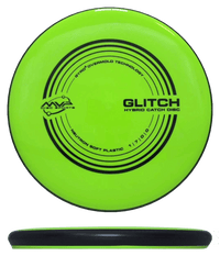 152g - Chartreuse (Black) Neutron Soft MVP Glitch - Skyline Disc Golf