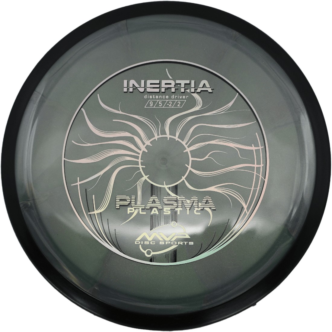 162g - Gray (Chrome) Plasma MVP Inertia - Skyline Disc Golf