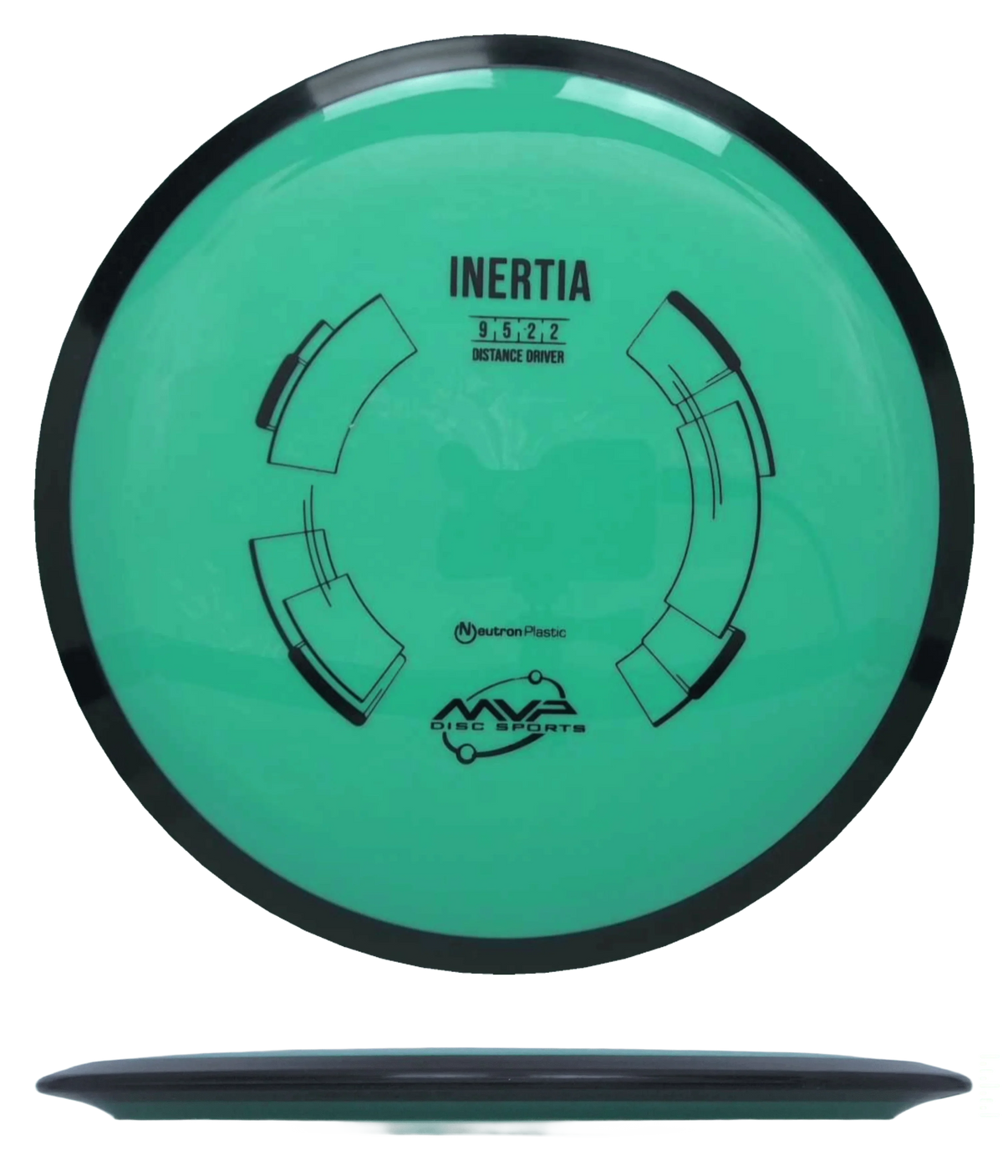 MVP Inertia - Neutron / 168g - Mint (Black) - Skyline Disc Golf
