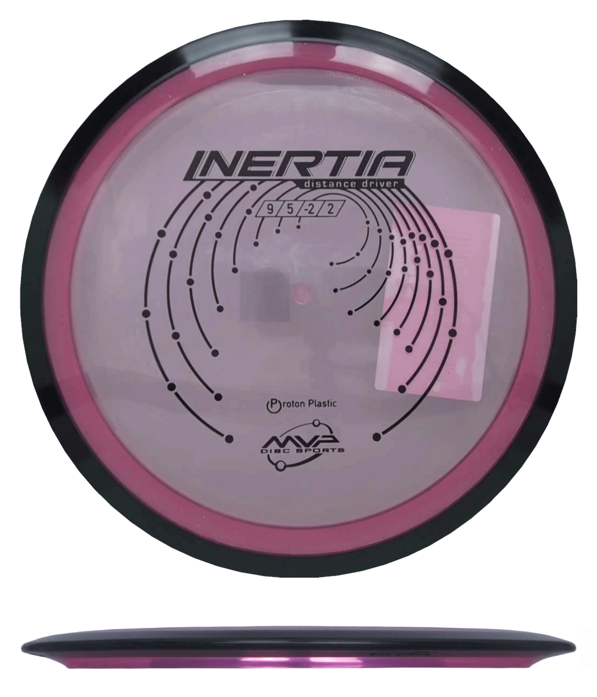 MVP Inertia - Proton / 166g - Pink-ish (Black) - Skyline Disc Golf