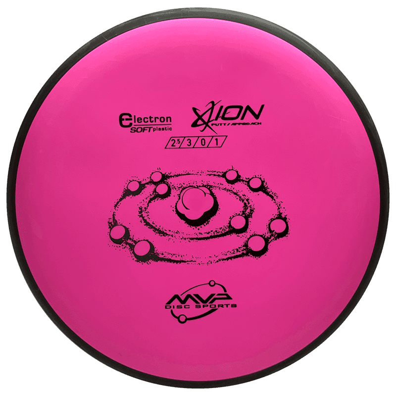 MVP Ion - Electron Soft / unstamped - Pink (Black) - Skyline Disc Golf