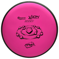 unstamped - Pink (Black) Electron Soft MVP Ion - Skyline Disc Golf