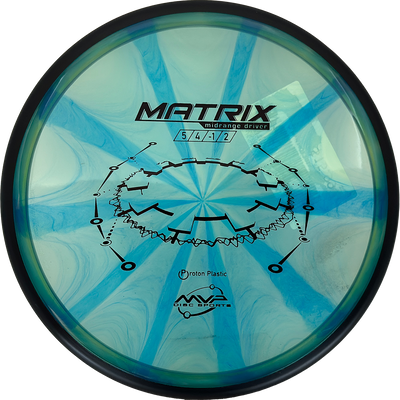 MVP Matrix MVP Matrix - Proton / 176g - Blue Green Burst (Black) - Skyline Disc Golf