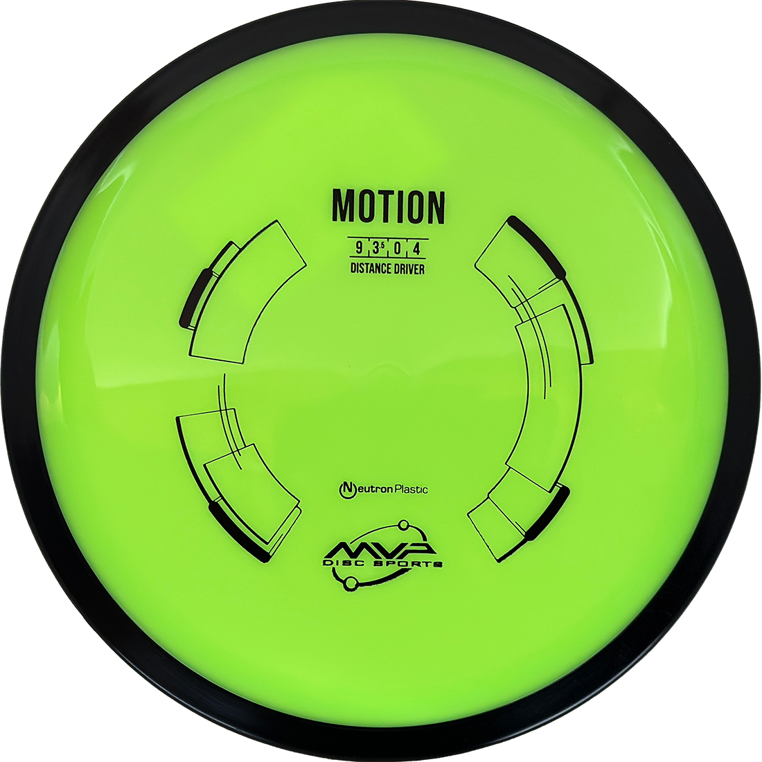 MVP Motion MVP Motion - Neutron / 161g - Chartreuse (Black) - Skyline Disc Golf