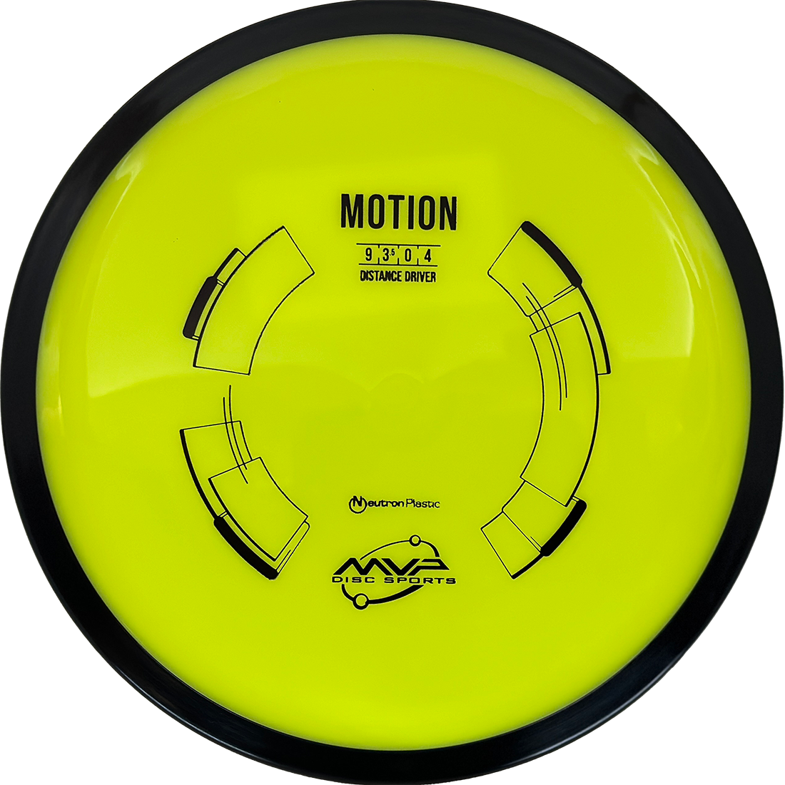 MVP Motion MVP Motion - Neutron / 157g - Yellow (Black) - Skyline Disc Golf