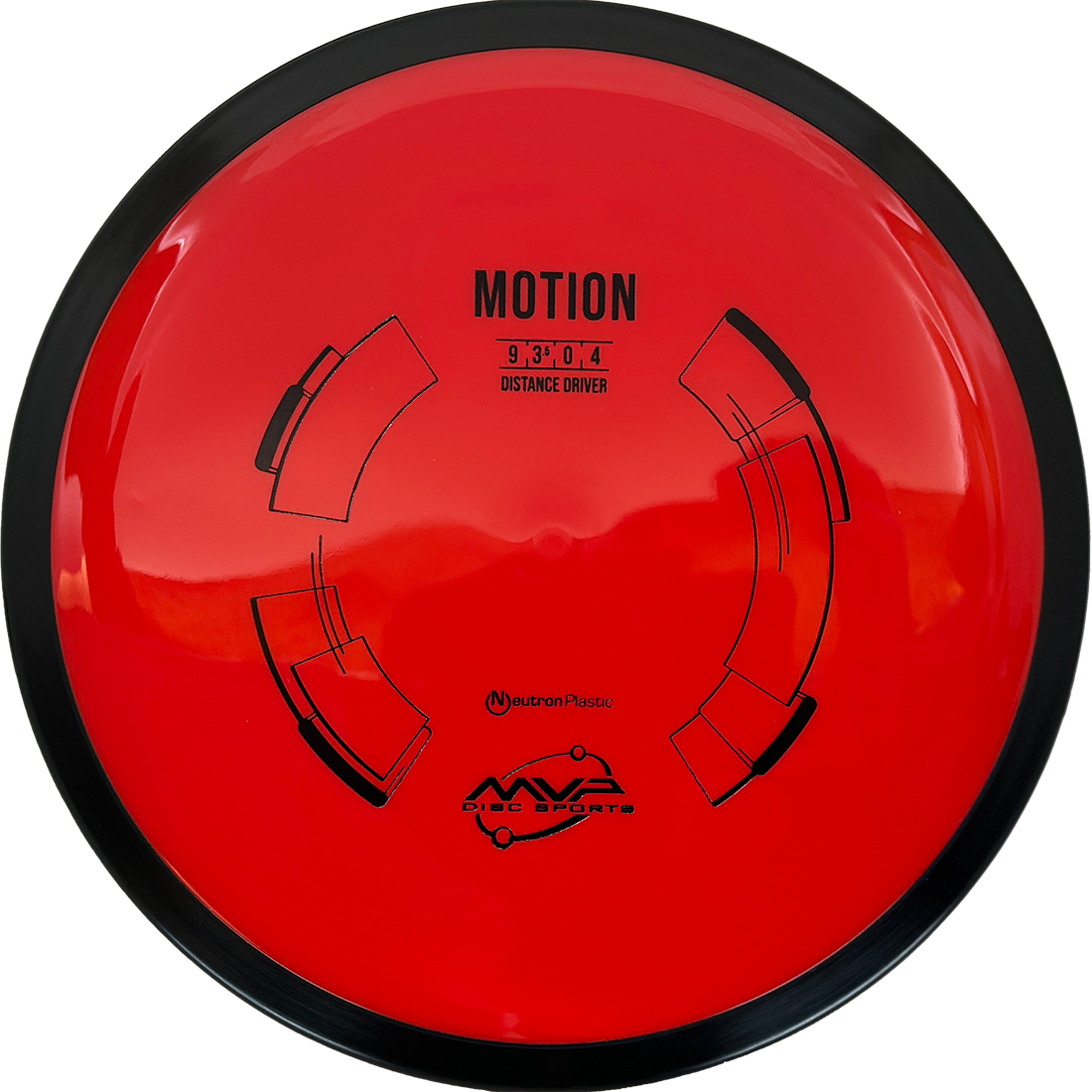 MVP Motion MVP Motion - Neutron / 165g - Red (Black) - Skyline Disc Golf