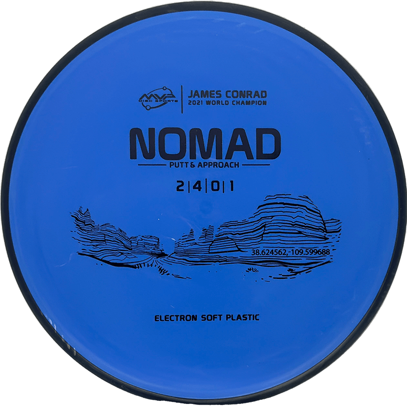 MVP Nomad MVP Nomad - Electron Soft / 167g - Blue (Black) - Skyline Disc Golf