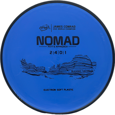 MVP Nomad MVP Nomad - Electron Soft / 167g - Blue (Black) - Skyline Disc Golf