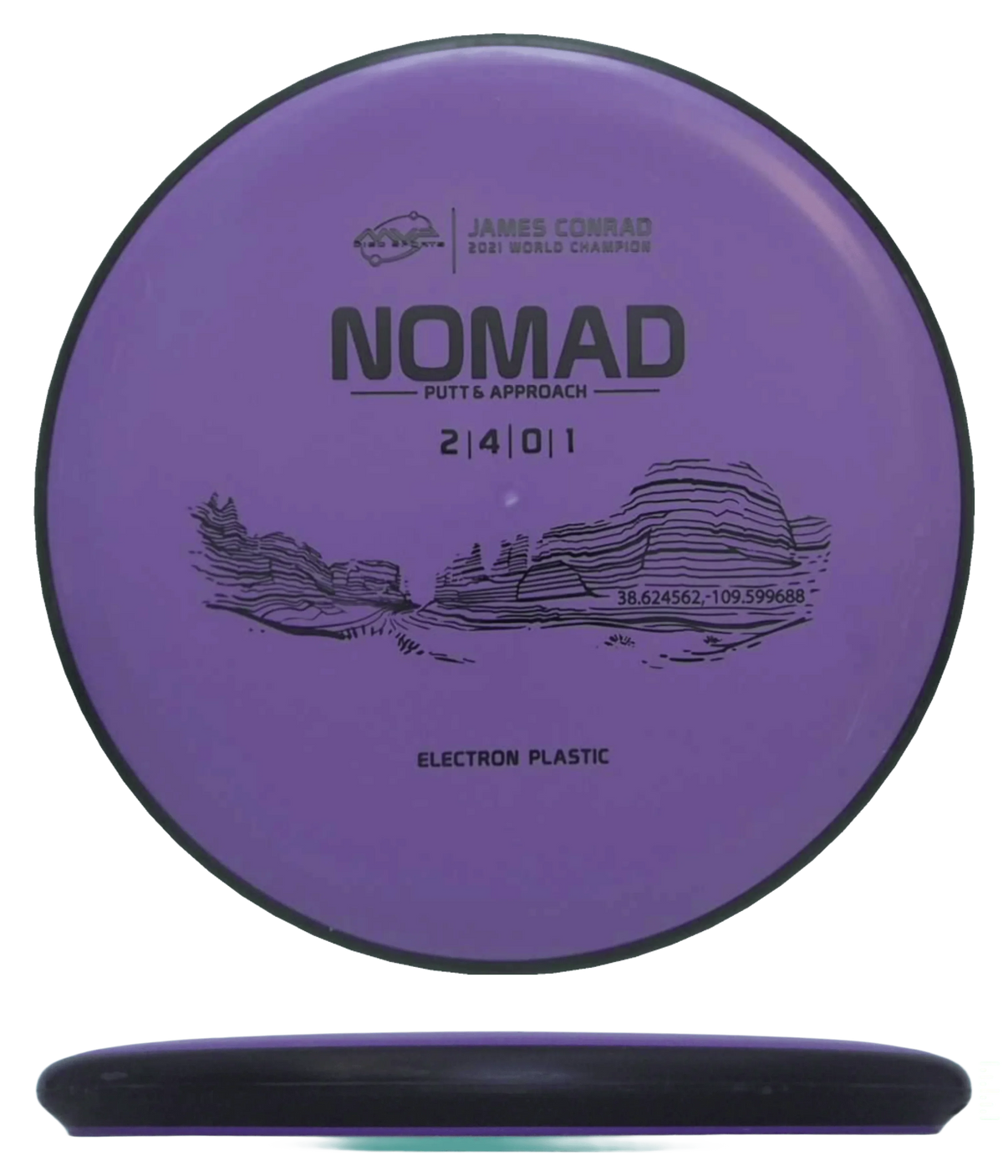 MVP Nomad - Electron / 168g - Purple (Black) - Skyline Disc Golf