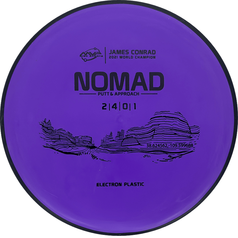 MVP Nomad MVP Nomad - Electron / 165g - Royal Purple (Black) - Skyline Disc Golf