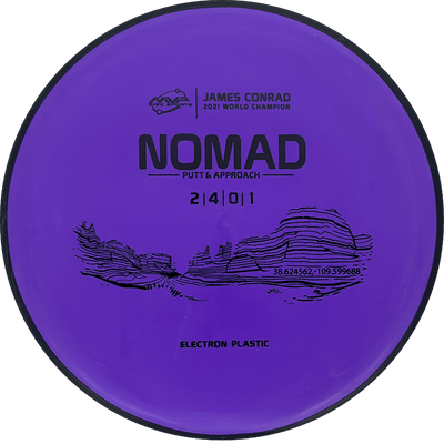 MVP Nomad MVP Nomad - Electron / 165g - Royal Purple (Black) - Skyline Disc Golf