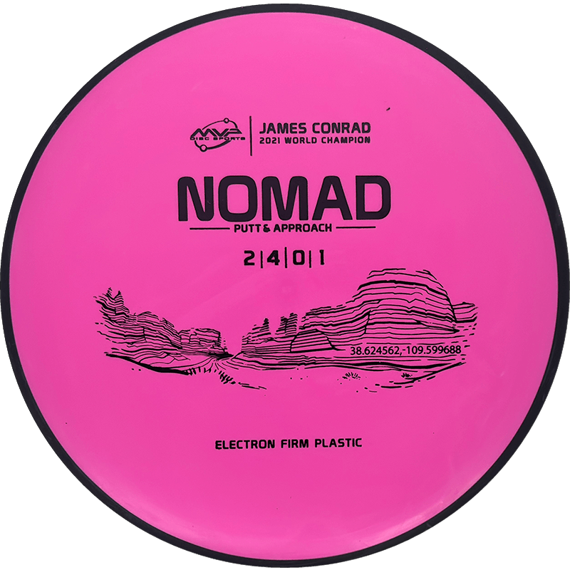 MVP Nomad MVP Nomad - Electron Firm / 166g - Pink (Black) - Skyline Disc Golf