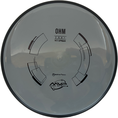 MVP Ohm MVP Ohm - Neutron / 172g - Gray (Black) - Skyline Disc Golf