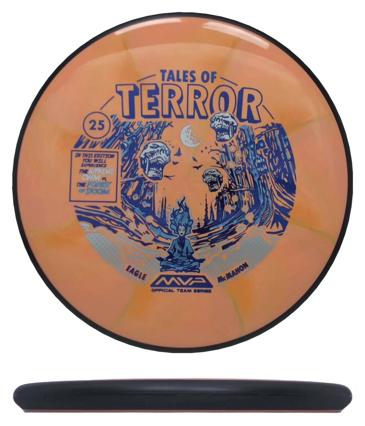 MVP Ohm - Cosmic Neutron - Tales of Terror Edition / 173g - Orange Melon Burst (Royal Blue/Blue Shatter/Silver) - Skyline Disc Golf