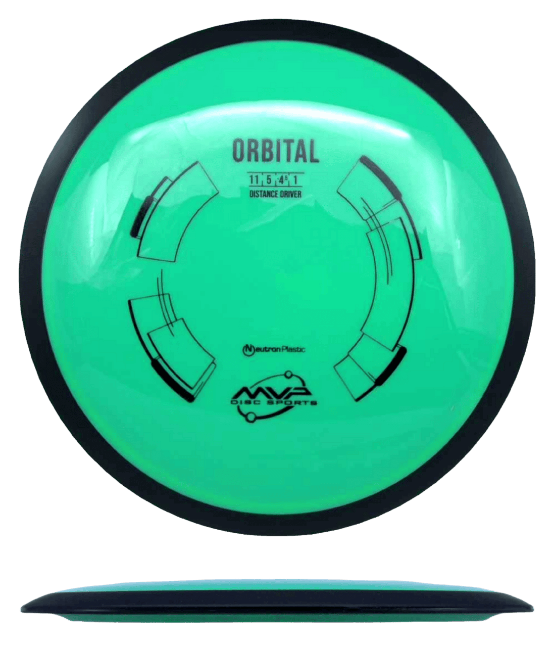 174g - Mint (Black) Neutron MVP Orbital - Skyline Disc Golf