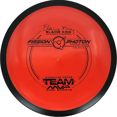 MVP Photon MVP Photon - Fission / 172g - Red (Black - Elaine King Team MVP) - Skyline Disc Golf