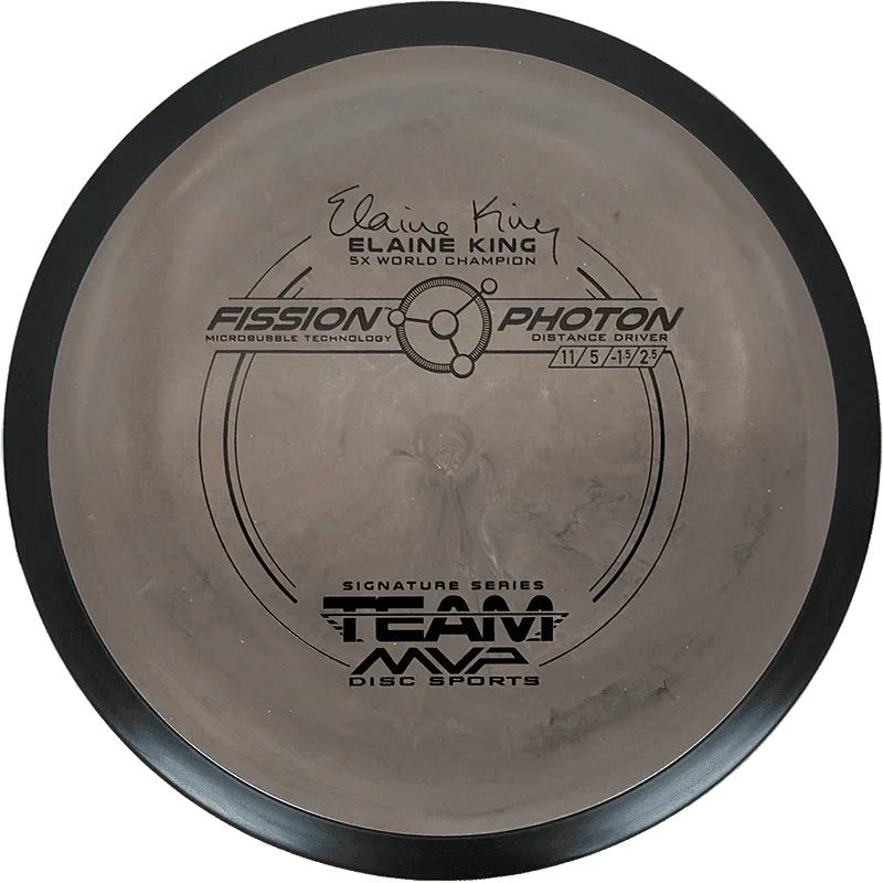 MVP Photon - Fission / 165g - Dark Gray (Black - Elaine King Team MVP) - Skyline Disc Golf
