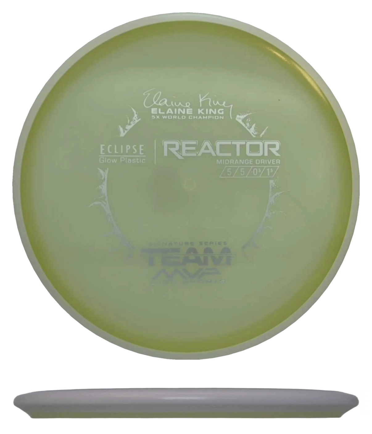 MVP Reactor - Eclipse / 177g - Glow w/ White Rim (Chrome) *162* - Skyline Disc Golf