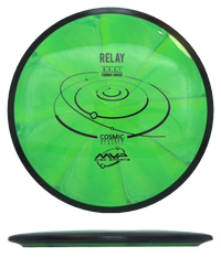 MVP Relay - Cosmic Neutron / 157g - Green Burst (Black) - Skyline Disc Golf