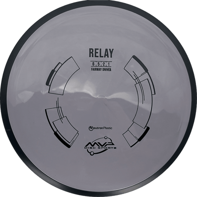 MVP Relay MVP Relay - Neutron / 157g - Gray (Black) - Skyline Disc Golf