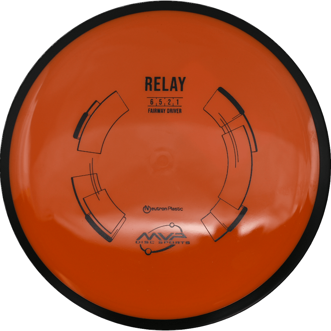 MVP Relay MVP Relay - Neutron / 160g - Orange (Black) - Skyline Disc Golf