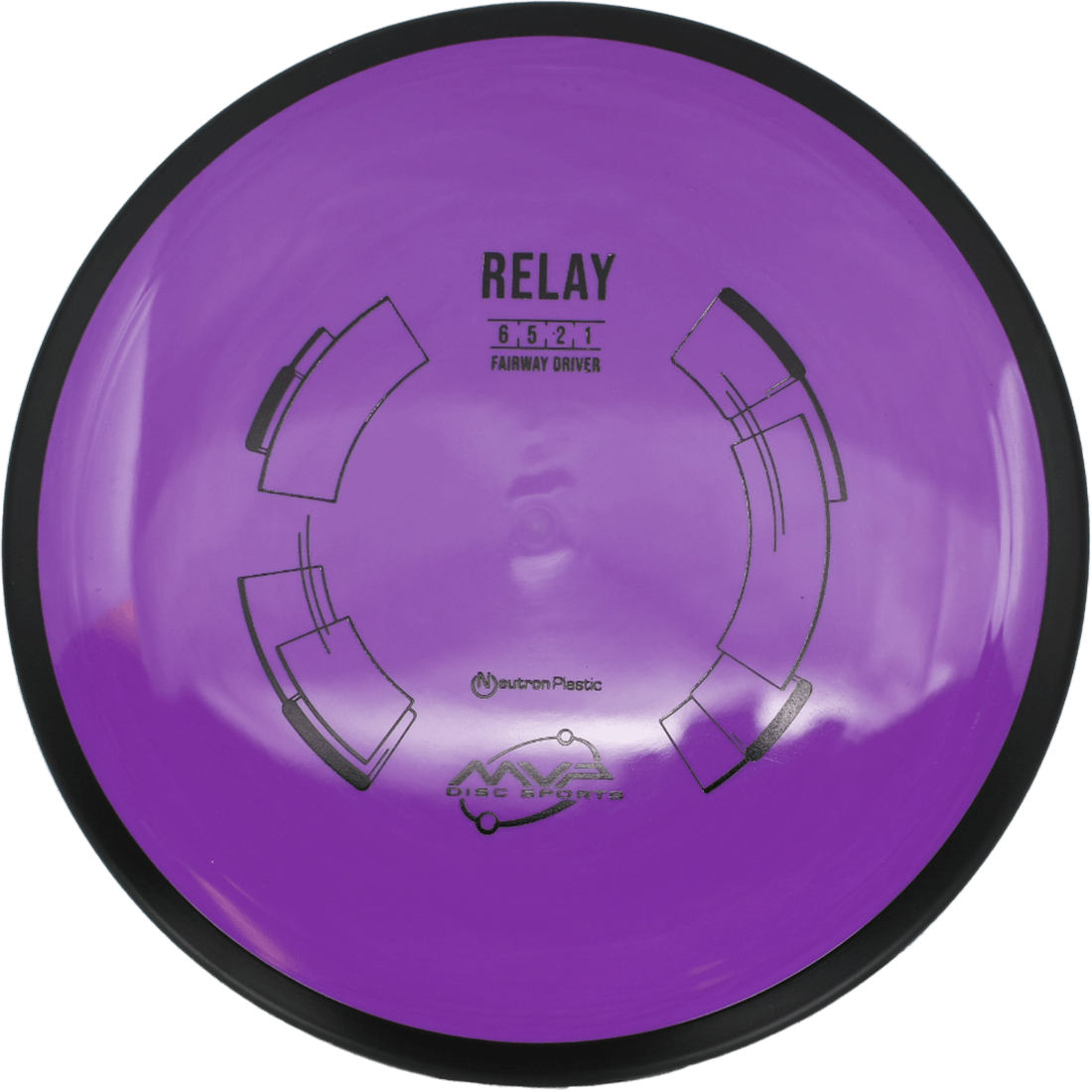 MVP Relay MVP Relay - Neutron / 165g - Purple (Black) - Skyline Disc Golf