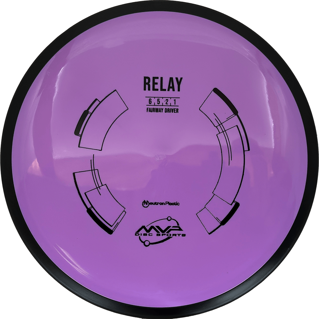 MVP Relay MVP Relay - Neutron / 171g - Lavender (Black) - Skyline Disc Golf