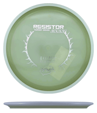 MVP Resistor MVP Resistor - Eclipse / 172g - Glow w/ White Rim (Silver) *038* - Skyline Disc Golf