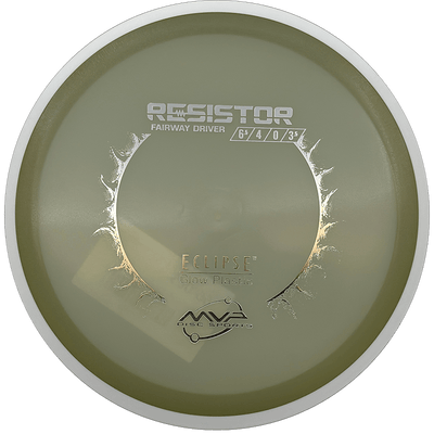 MVP Resistor MVP Resistor - Eclipse / 167g - Glow w/ White Rim (Silver) - Skyline Disc Golf