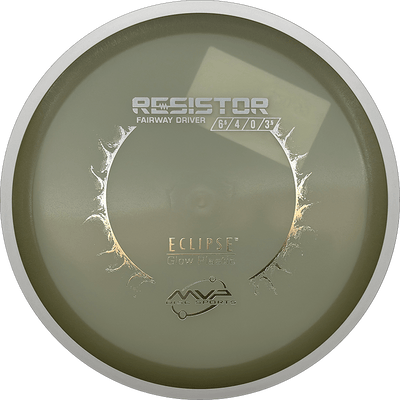 MVP Resistor MVP Resistor - Eclipse / 172g - Glow w/ White Rim (Silver) - Skyline Disc Golf