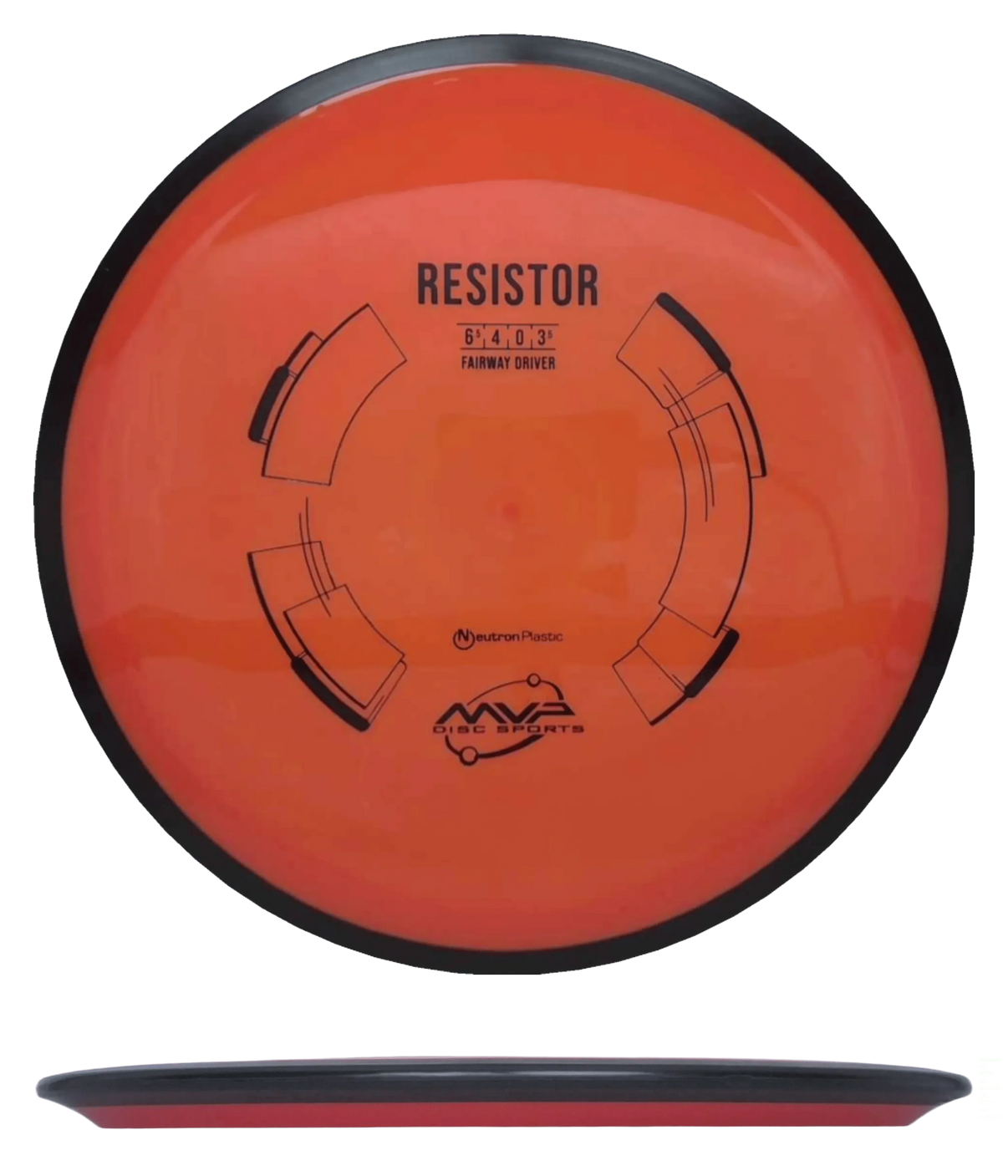 MVP Resistor - Neutron / 171g - Orange (Black) - Skyline Disc Golf