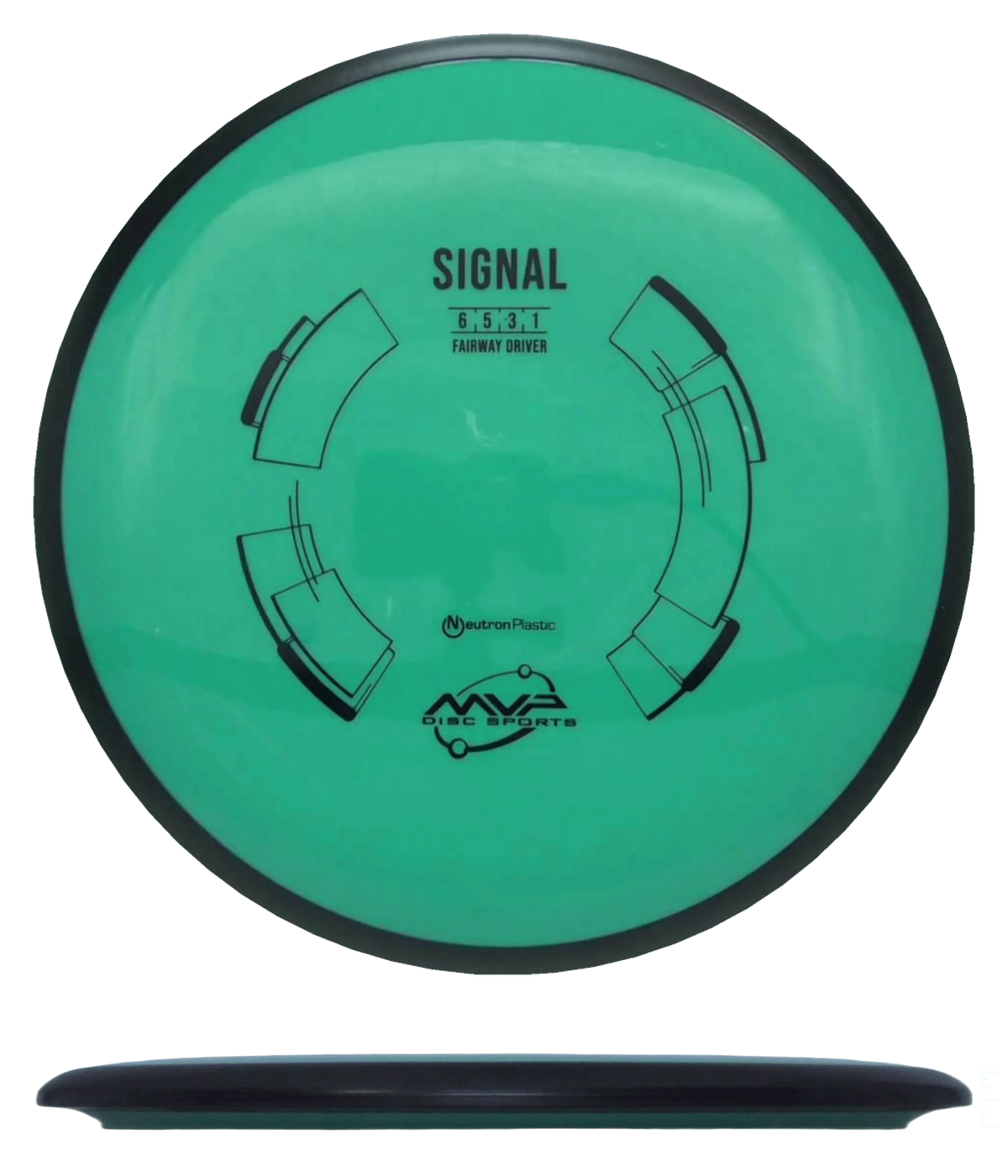 MVP Signal - Neutron / 157g - Mint (Black) - Skyline Disc Golf