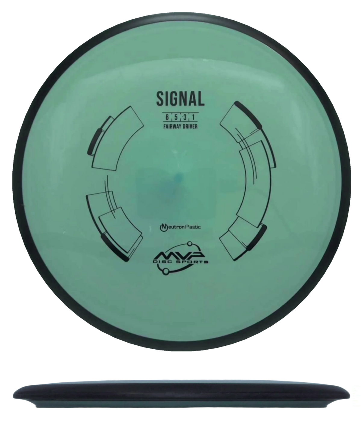 MVP Signal - Neutron / 172g - Gray-ish Mint (Black) - Skyline Disc Golf