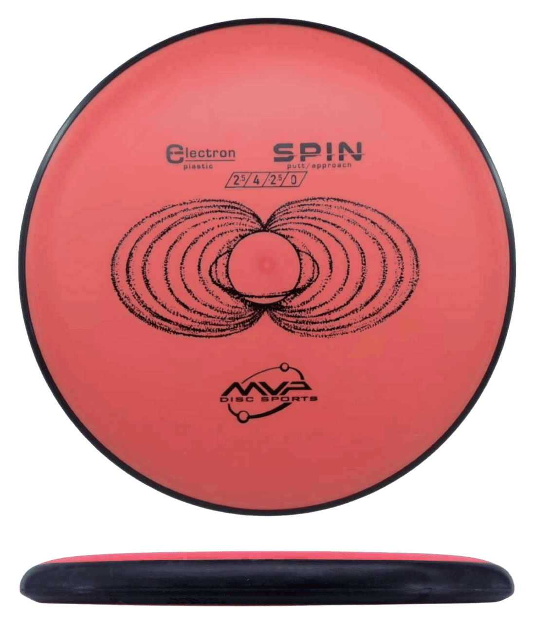 MVP Spin - Electron / 171g - Red Orange (Black)