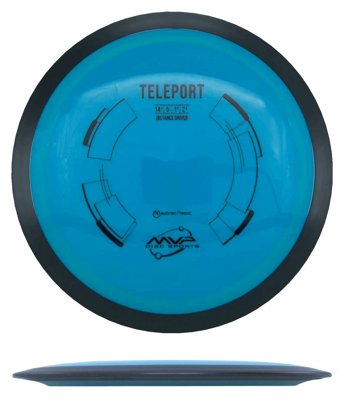 173g - Blue (Black) Neutron MVP Teleport - Skyline Disc Golf