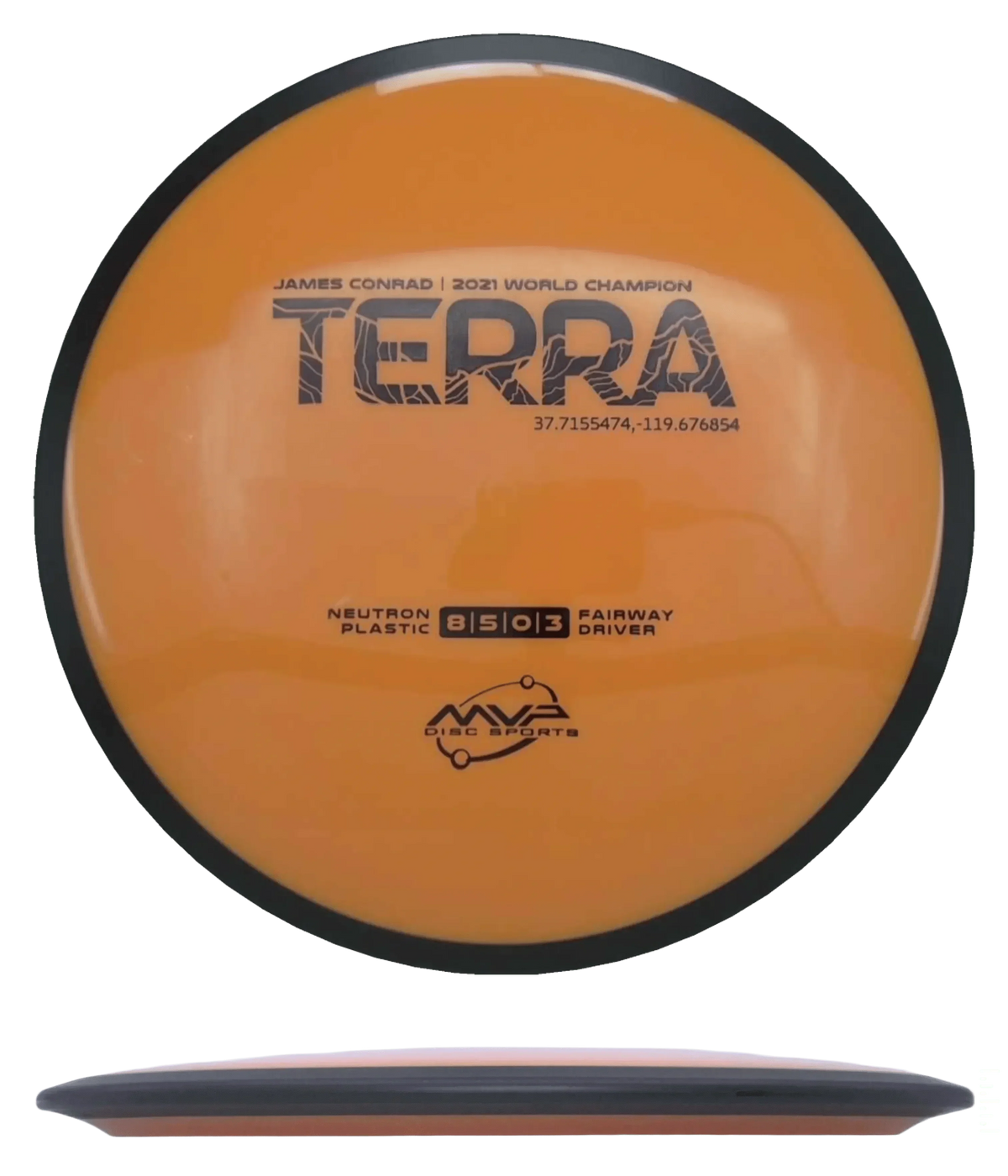 MVP Terra - Neutron / 173g - Orange (Black) - Skyline Disc Golf