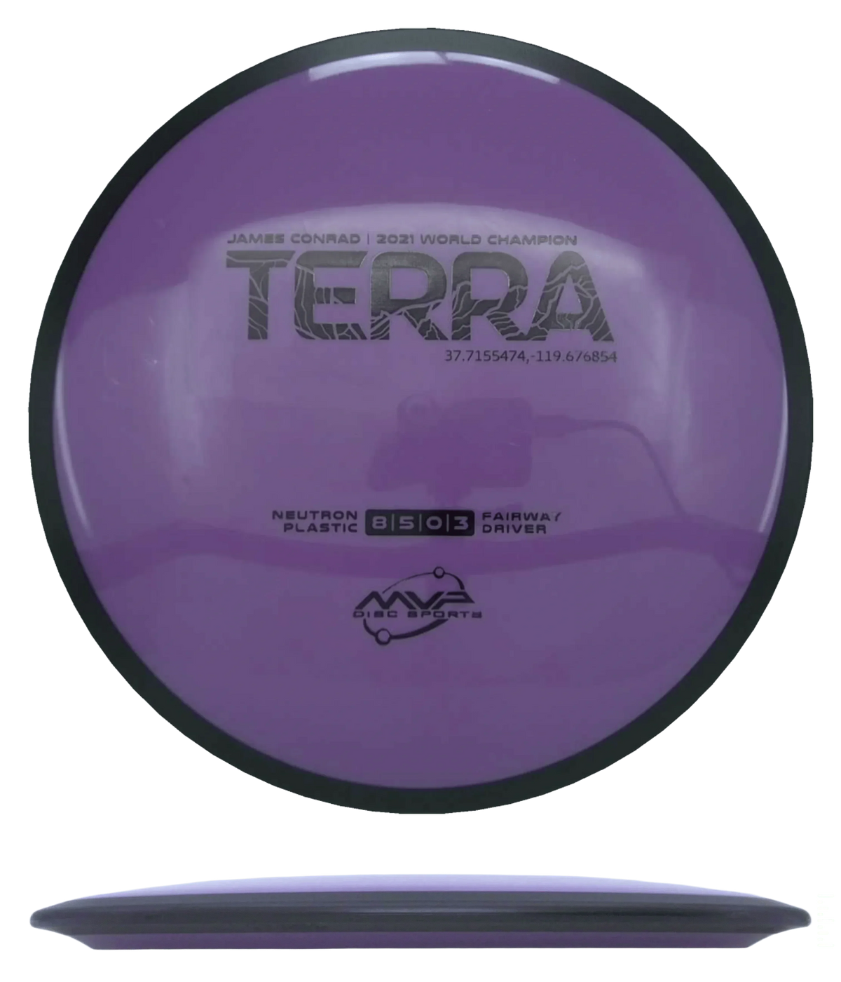 MVP Terra - Neutron / 172g - Violet (Black) - Skyline Disc Golf
